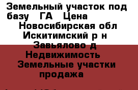 Земельный участок под базу 3 ГА › Цена ­ 1 500 000 - Новосибирская обл., Искитимский р-н, Завьялово д. Недвижимость » Земельные участки продажа   